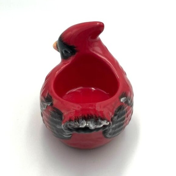 Yankee Candle Cardinal Bird Candle Holder Tea Light Votive Red 2001 - Picture 4 of 7